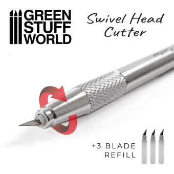 Cutter con lama girevole (swivel head cutter) - Green Stuff World