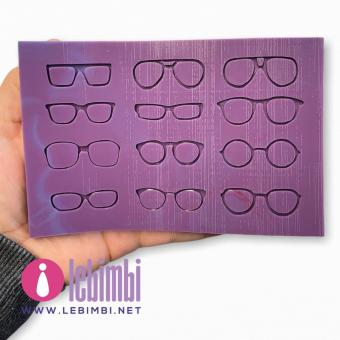 Stampo occhiali 3,5Cm - Petite 3d
