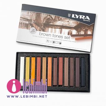 Lyra - BROWN TONES SET - Confezione da 12 pezzi