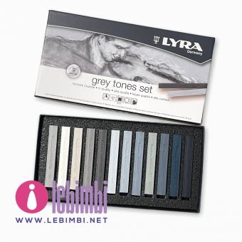 Lyra - GREY TONES SET - Confezione da 12 pezzi