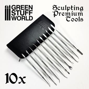 10x Sculpting Tools PREMIUM + custodia -  GSW