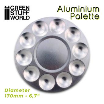 Palette pittura in alluminio rotonda - Green Stuff World