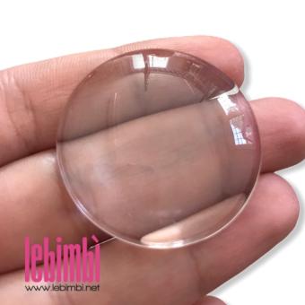 Cupola in vetro trasparente, 35mm  - 5 pezzi