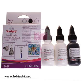 SET Liquid Sculpey - Basics - 3x30ml