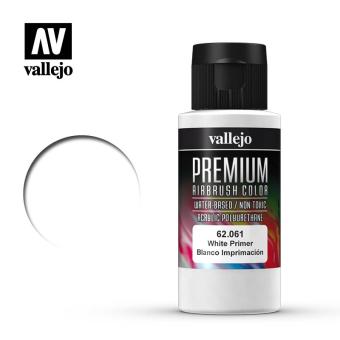 Vallejo PREMIUM - Acrilico per aerografia- White primer - 60ml