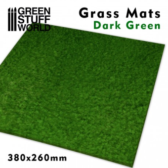 Grass Mat 38x26cm - Dark Green - Green Stuff World