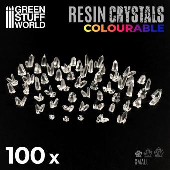 100x MINI Cristalli in resina trasparente  - Green Stuff World