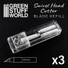 3x lame riserva - Cutter con lama girevole (swivel head cutter) - Green Stuff World - foto 1