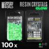 100x Cristalli in resina verde - Glow - Green Stuff World - foto 1