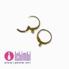 Base orecchini "anelle" - 15x13mm - GOLD FILLED - Nickel Free - 1 paio - foto 1