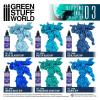 PAINT SET -  Dipping Collection 03 (blue/turquoise) - Green Stuff World - foto 1
