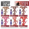PAINT SET -  Dipping Collection 04 (flesh/red) - Green Stuff World - foto 1