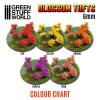 BLOSSOM TUFTS - 6mm self-adhesive - RED Blossom - foto 3