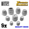 9x botti di legno in resina - Green Stuff World - foto 1
