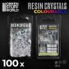 100x MINI Cristalli in resina trasparente  - Green Stuff World - foto 2
