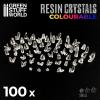 100x MINI Cristalli in resina trasparente  - Green Stuff World - foto 3