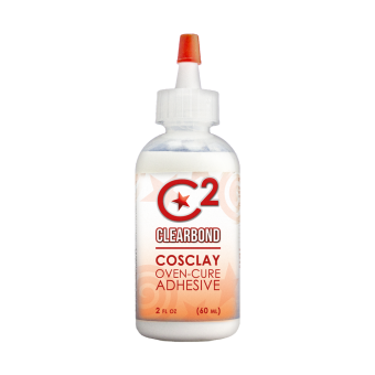 Cosclay C2 Clearbond - oven cure adhesive - 60ml