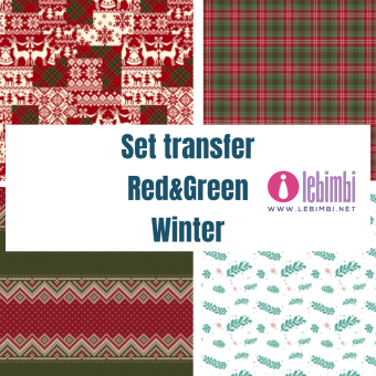 Set transfer - Red & Green Winter