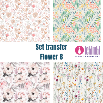 Set transfer - Flower 8