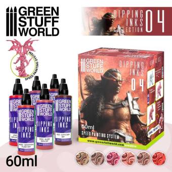 PAINT SET -  Dipping Collection 04 (flesh/red) - Green Stuff World