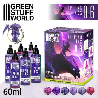 PAINT SET -  Dipping Collection 06 (purple/violet) - Green Stuff World