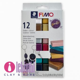 SAMPLE SET - Fimo Soft "Sparkle" 12x25gr