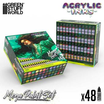 Paint set - Acrylic Dipping Inks (box x48) - Green Stuff World