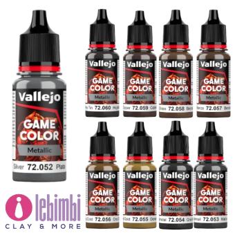 Vallejo GAME Color - Metallics - 18ml