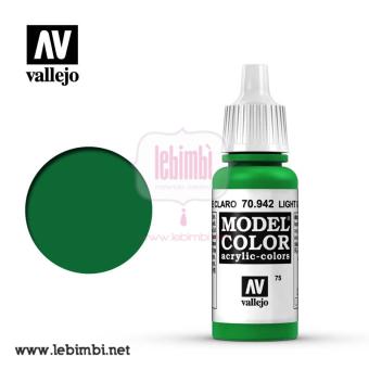 Vallejo MODEL COLOR - Light Green 70.942 - 17ml