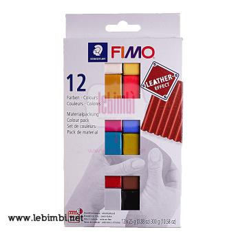 SAMPLE SET - Fimo Leather Effect - 12x25gr