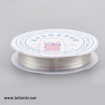 Filo wire 0,7mm - color argento - 3mt