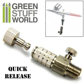 Adattatore QuickRelease con controllo del flusso d'aria 1/8 " - Green Stuff World 