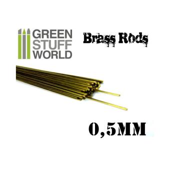 Brass Rods - 0.5mm ( 5 pezzi )