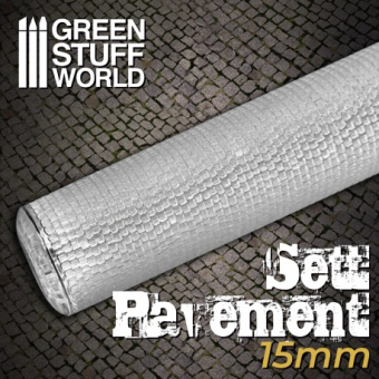 Rollin Pin - Sett Ravement 15mm - Green Stuff World