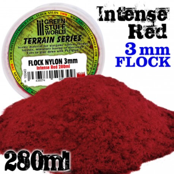 Static Grass Flock - Intense Red - 280 ml