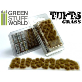 Grass TUFTS - 6mm self-adhesive - Dry Brown