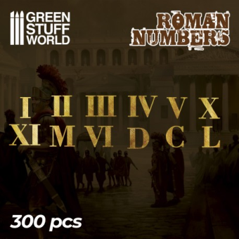 Roman Numbers  - Green Stuff World