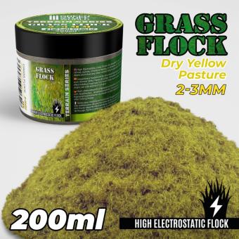 Static Grass Flock - Dry Yellow 2-3 mm - 200 ml
