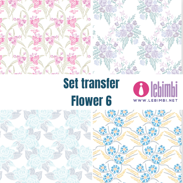 Set transfer - Flower 6
