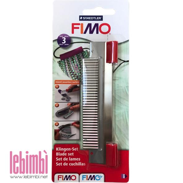 Set tre lame FIMO - acciaio inox