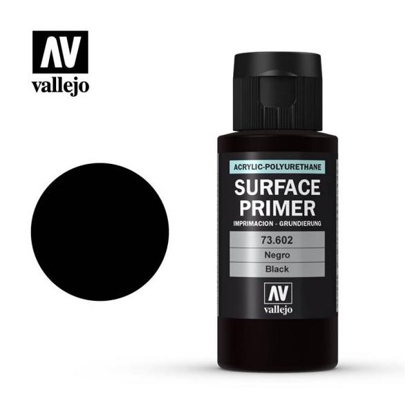 Vallejo SURFACE PRIMER - Black 60ml