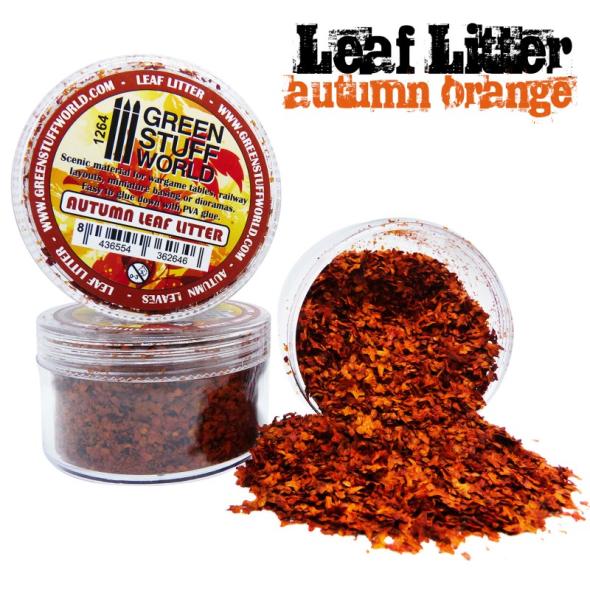 Leaf Litter - Autumn Orange - Green Stuff World 
