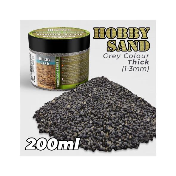 Thick Hobby Sand 200ml - Grey - Green Stuff World