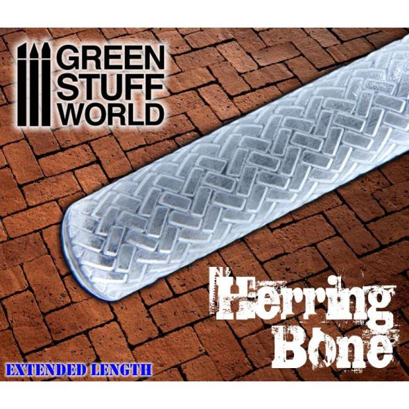 Rollin Pin - Herringbone - Green Stuff World