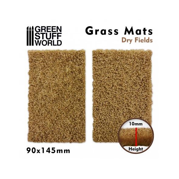 Grass Mat Cutouts - Dry Field - Green Stuff World